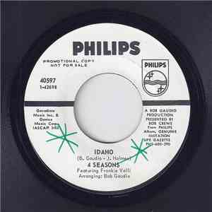 4 Seasons Featuring Frankie Valli - Idaho / Something's On Her Mind download mp3 flac