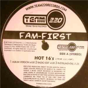 Fam-First - Hot16's / Mommy / Rated K download mp3 flac