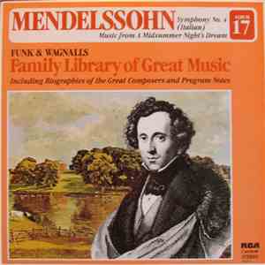 Felix Mendelssohn - Symphony No. 4 (Italian),Music Form A Midsummer Night's Dream download mp3 flac