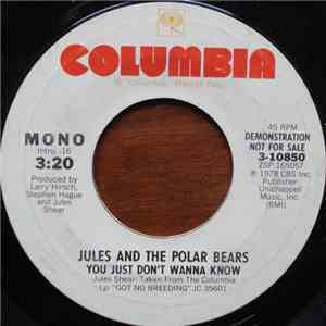 Jules And The Polar Bears - You Just Don't Wanna Know download mp3 flac