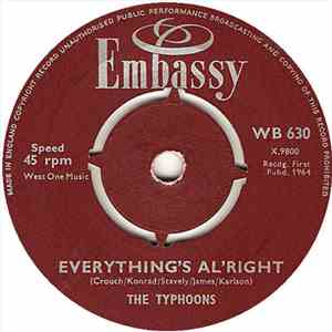 The Typhoons / Marilyn Lee - Everything's Al'right / Move Over Darling download mp3 flac