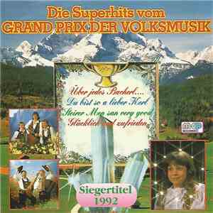 Various - Die Superhits Vom Grand Prix Der Volksmusik 1992 download free